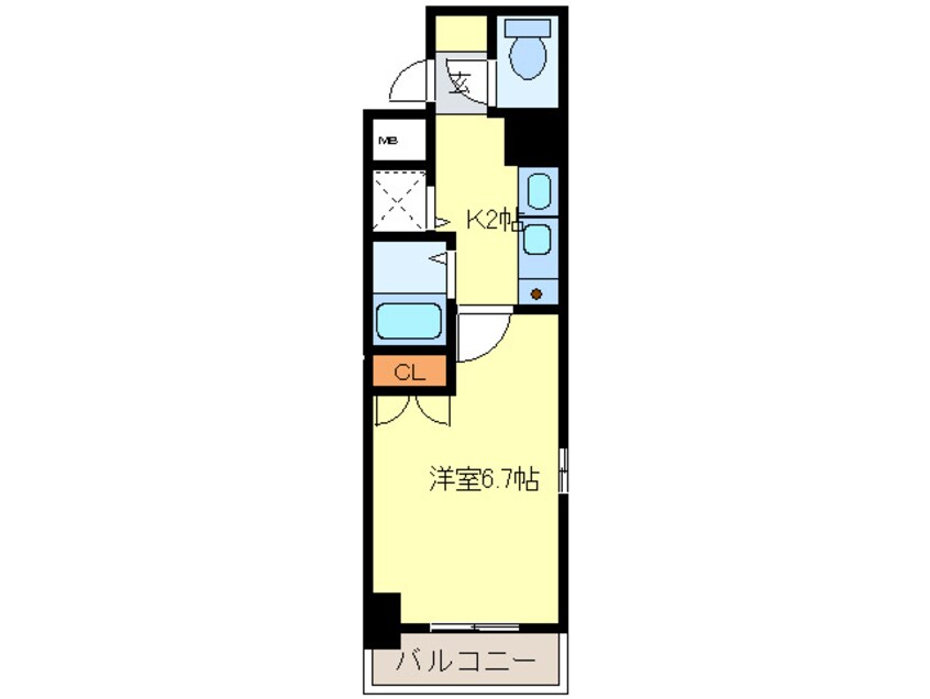 間取図 ﾗｲｼﾞﾝｸﾞｺ-ﾄ名古屋駅南(803)