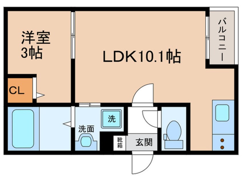 間取図 Warren shouhou Ⅰ