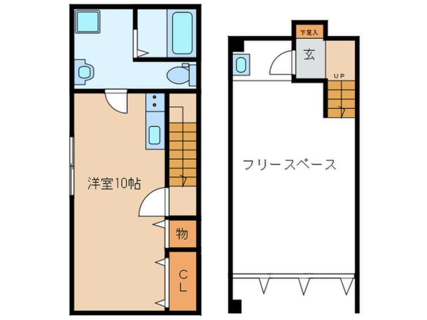 間取図 ガレージハウスK