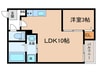 Warren shouhou Ⅱ 1LDKの間取り