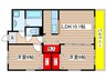 ロハス 2LDKの間取り