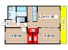 ロハス 2LDKの間取り