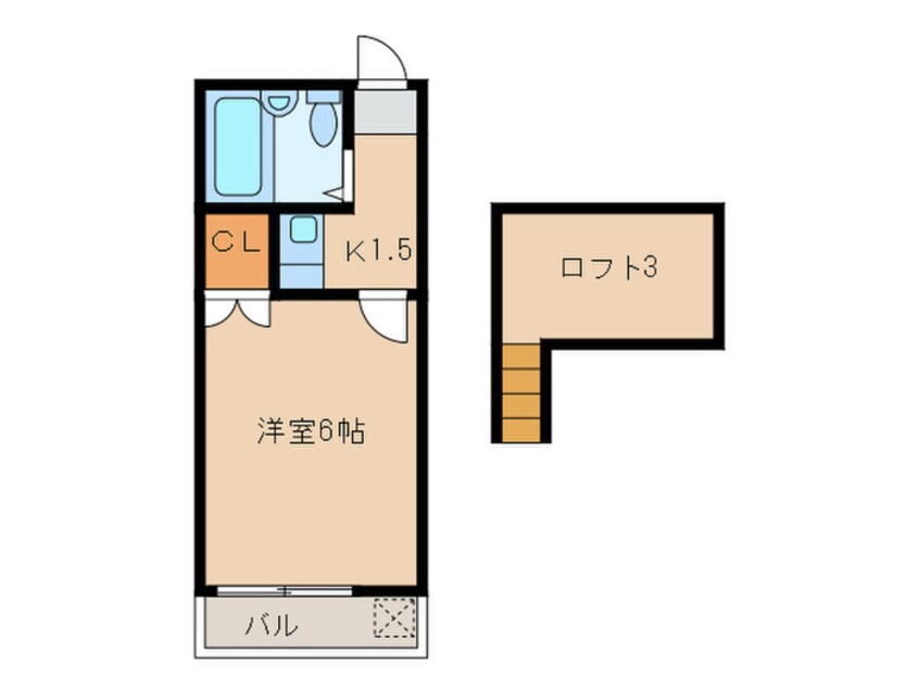 間取図 ジュネス芦谷