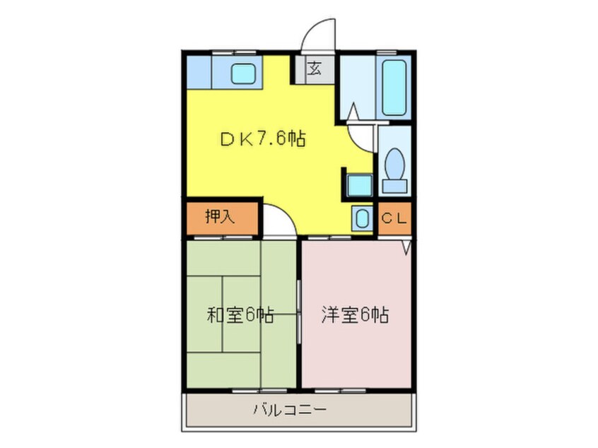 間取図 シャトレB