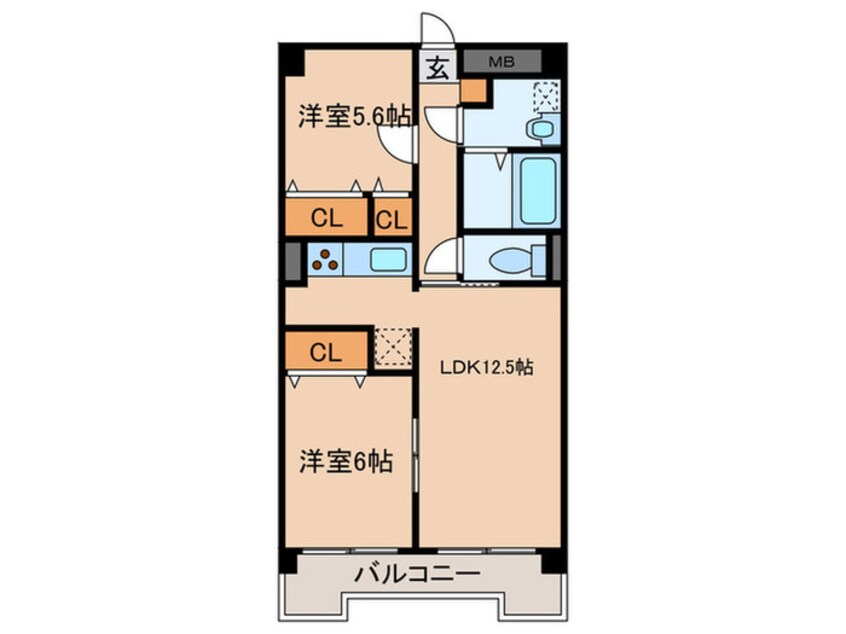 間取図 グレイスカーサ