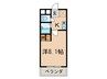 ＥＡＳＴ　ＴＯＷＮ　Ｋ 1Kの間取り