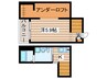 Ｂｌｕｅ　Ｃｉｅｌ　千竈通 1Kの間取り