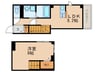 エテルノ幅下 1LDKの間取り