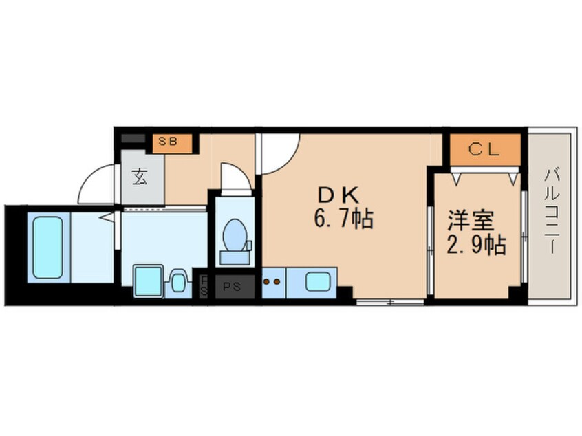 間取図 エテルノ幅下