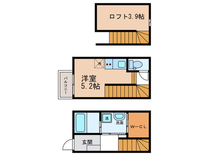 間取り図 al´aise高畑