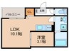 REGALEST AURUM 1LDKの間取り