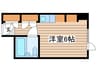 東ｶﾝ名古屋ｷｬｽﾃｰﾙ（841） 1Rの間取り