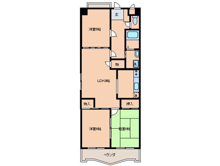 間取図 熱田マンション