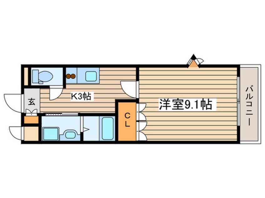 間取図 Ｋ．コオリナ