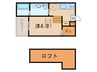 ｓｏｆｉｔｅｌ西田町 1Rの間取り