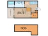 ｓｏｆｉｔｅｌ西田町 1Rの間取り