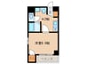 Fleur Nakane 1Kの間取り