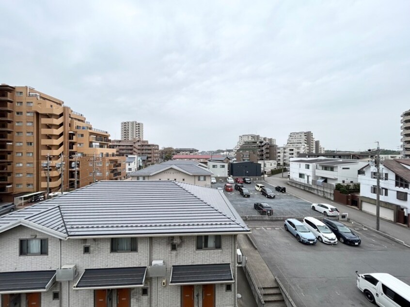 室内からの展望 パティオ杁ヶ池