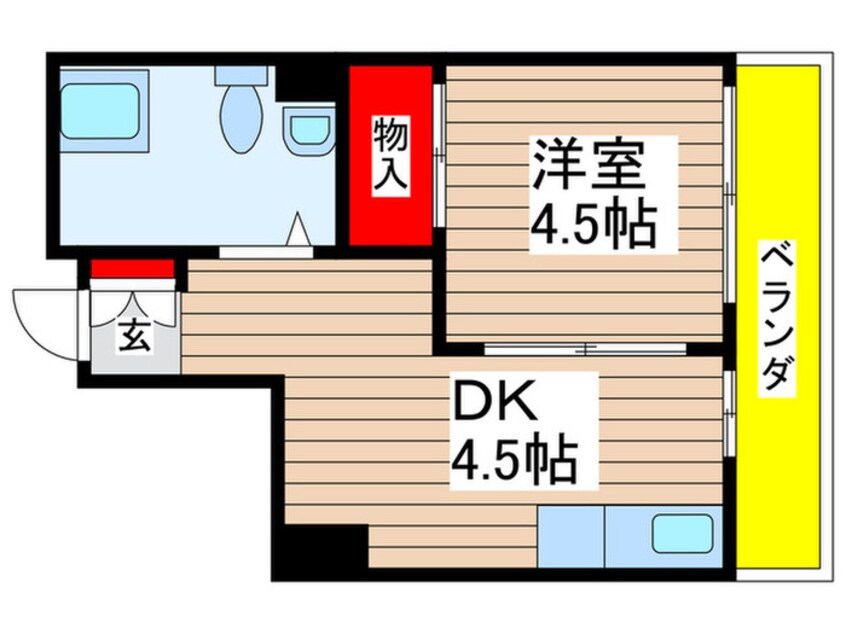 間取図 明治第４ビル