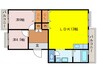 リトルアイランド 2LDKの間取り