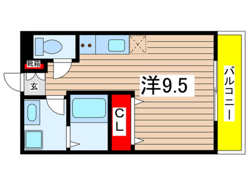 間取図 クラ－ジュ・エスポア