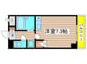 NAKANE MANSION 1Rの間取り