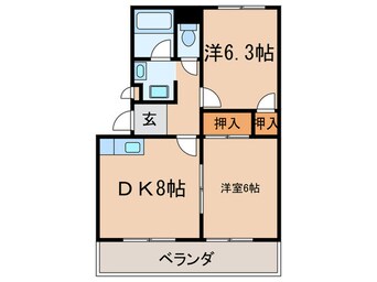 間取図 ジョイプラザかず