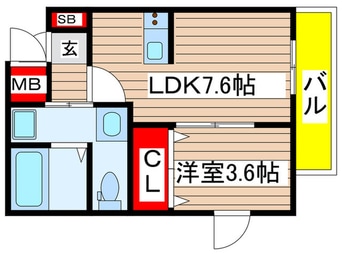 間取図 アヴァンセ桜山