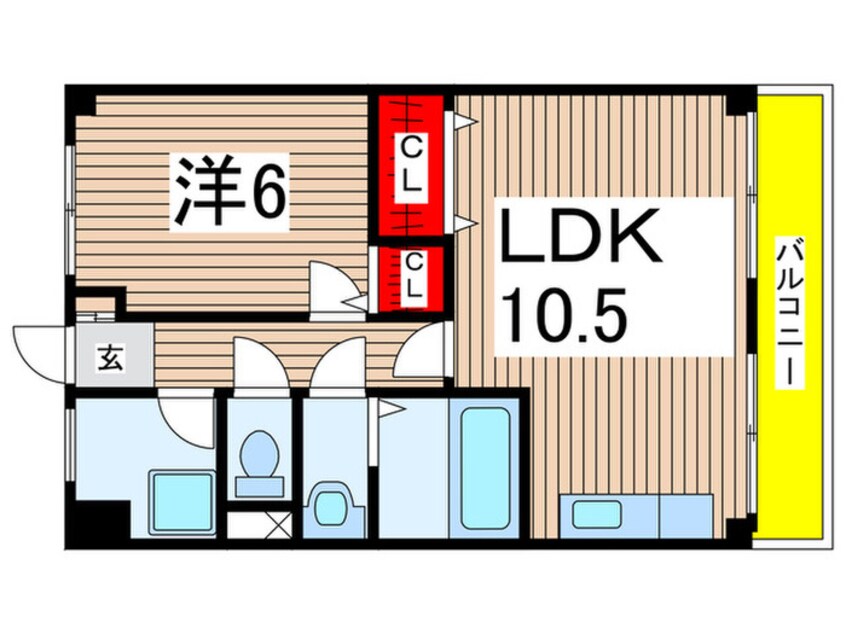 間取図 第３籠原ビル