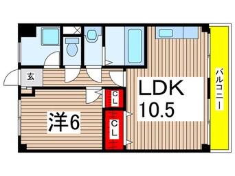 間取図 第３籠原ビル