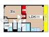 第３籠原ビル 1LDKの間取り