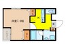 MSビルONE 1Kの間取り