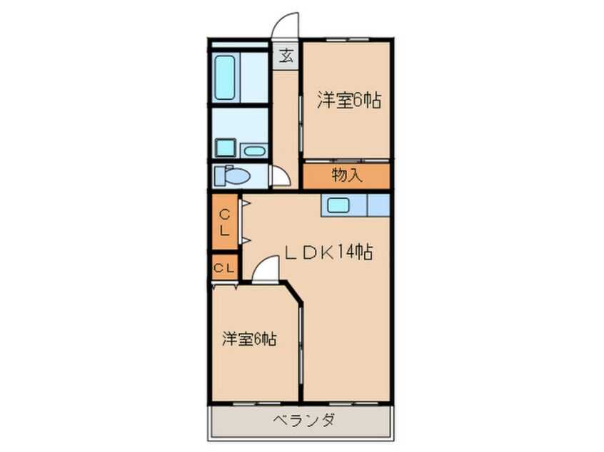 間取図 メゾン・ソレイユ