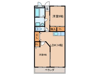 間取図 メゾン・ソレイユ