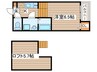 Ｌｕｃｅ花目 1Kの間取り