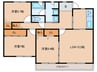 マストプラス1 3LDKの間取り