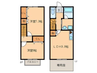 間取図 ジュエル浄水