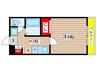 WEST 1Kの間取り