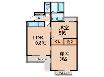 間取図 カーサラフィネ