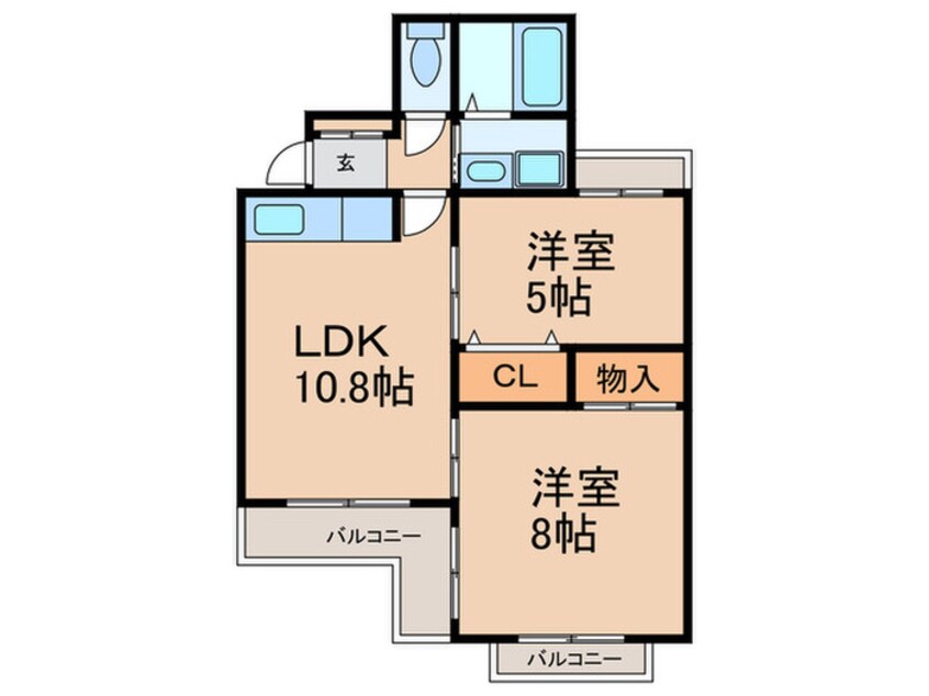 間取図 カーサラフィネ