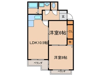 間取図 カーサラフィネ