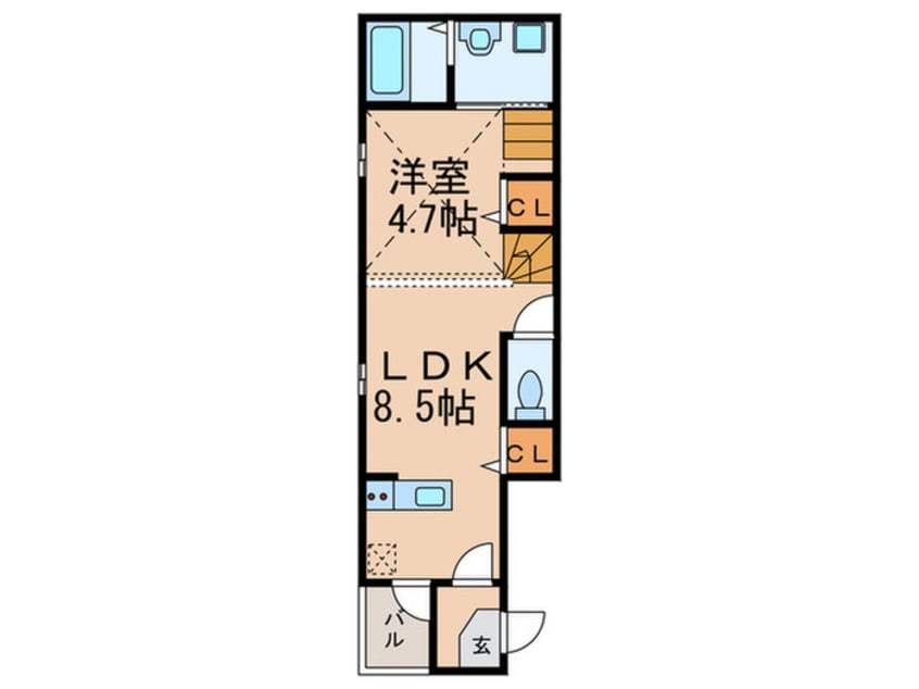間取図 セレーノホンジン