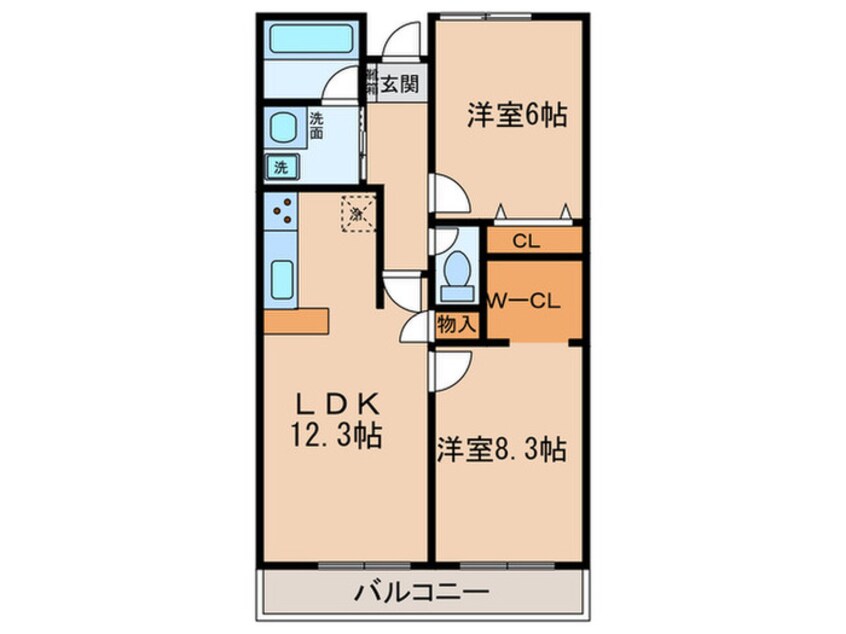 間取図 ア－クステ－ジ