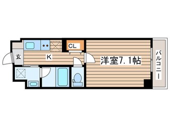 間取図 アールズコート新瑞橋駅前