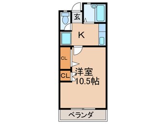 間取図 コーポ井上