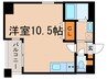 GRANDUKE東別院ｃｒｅａ 1Rの間取り