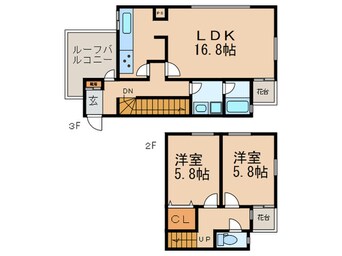 間取図 アビタ覚王山