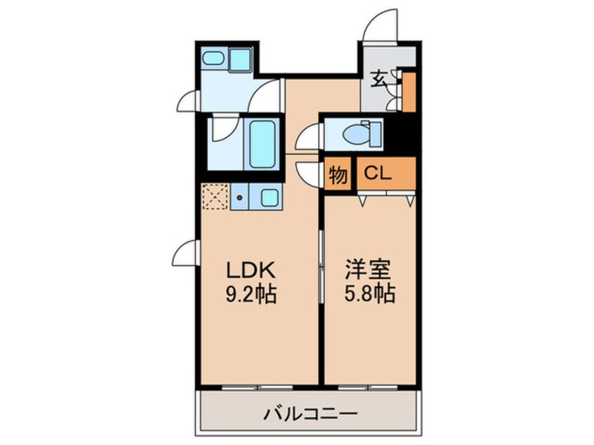 間取図 ロータス亀島