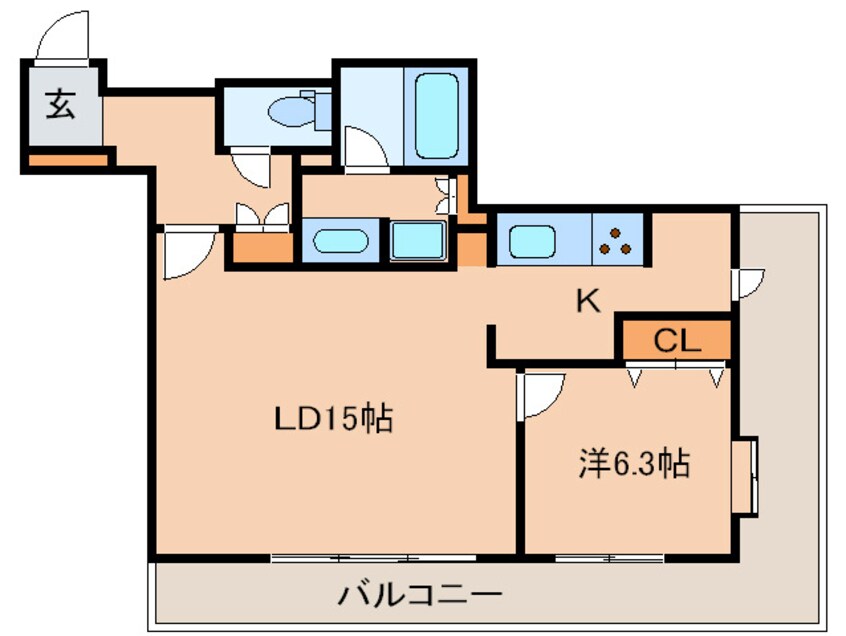 間取図 ライオンズタワ－千種(505)