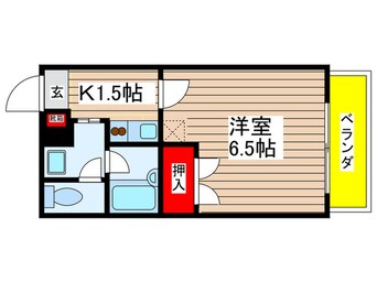 間取図 アンプルールフェールVert